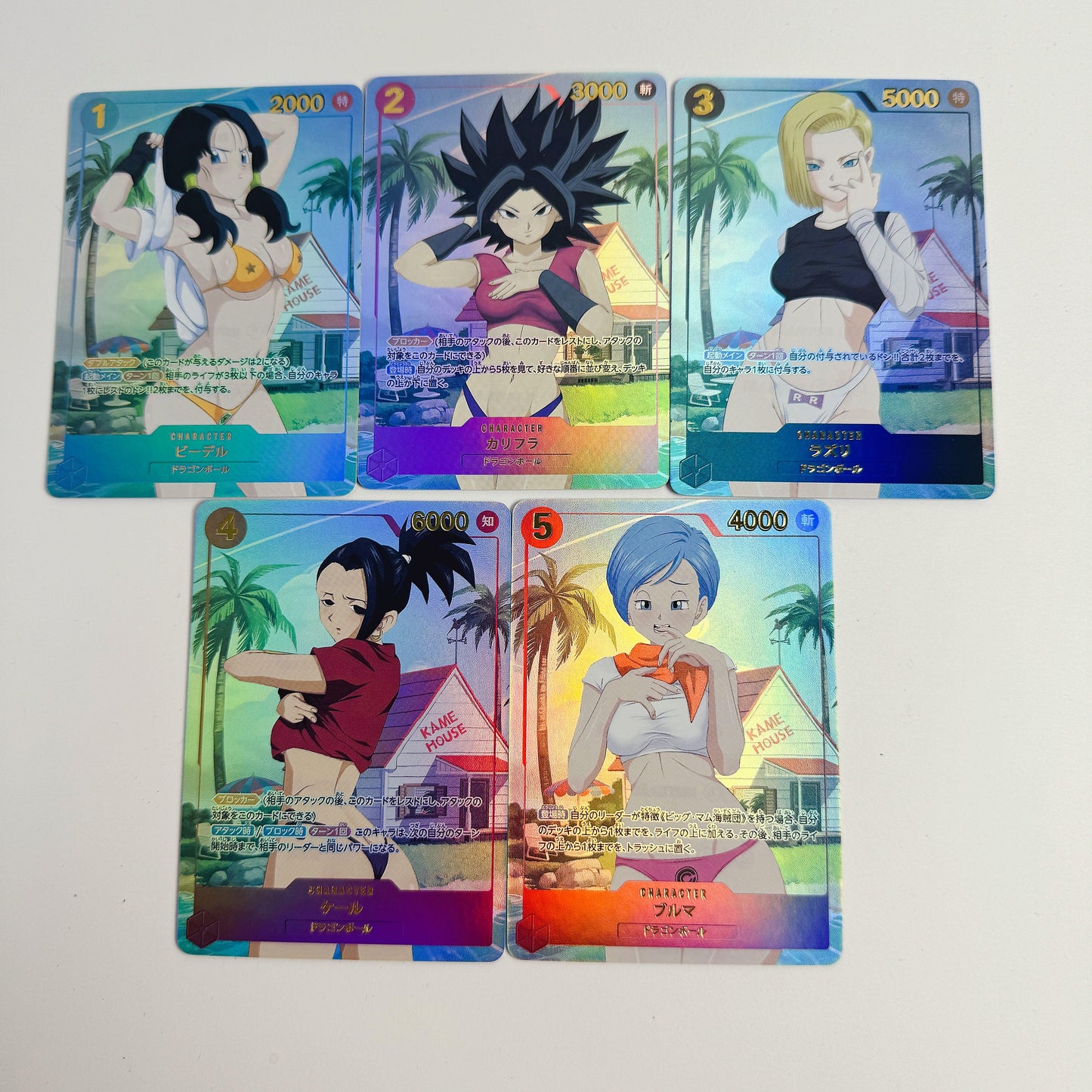 Anime Goddess Story Dragon Ball Beach Turtle Hermit House Mini Set Cards Anime Flash Cards Collectible Cards