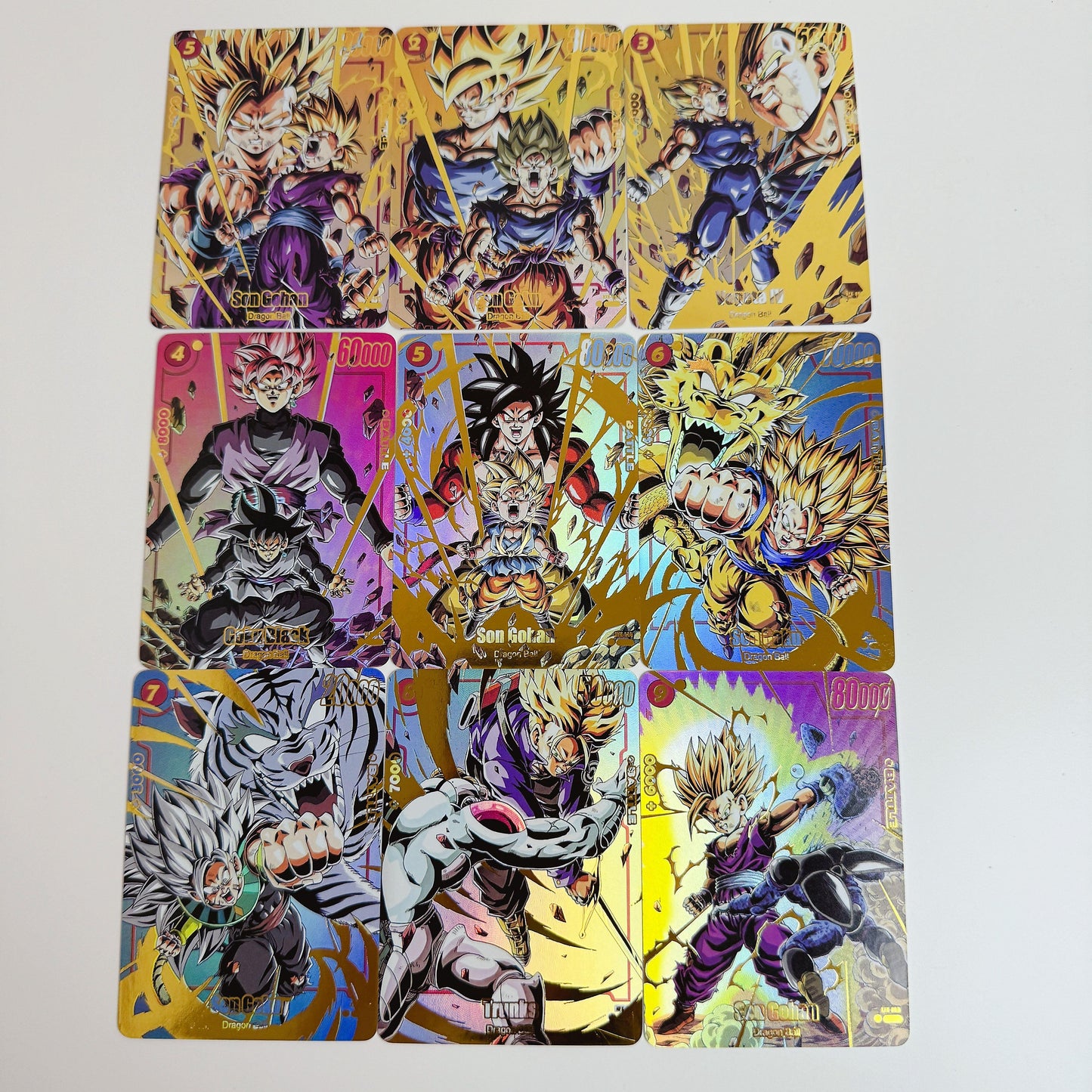 Dragon Ball Card Battle Series Old Youngg Original Artwork Anime Flash Card Collectible Card