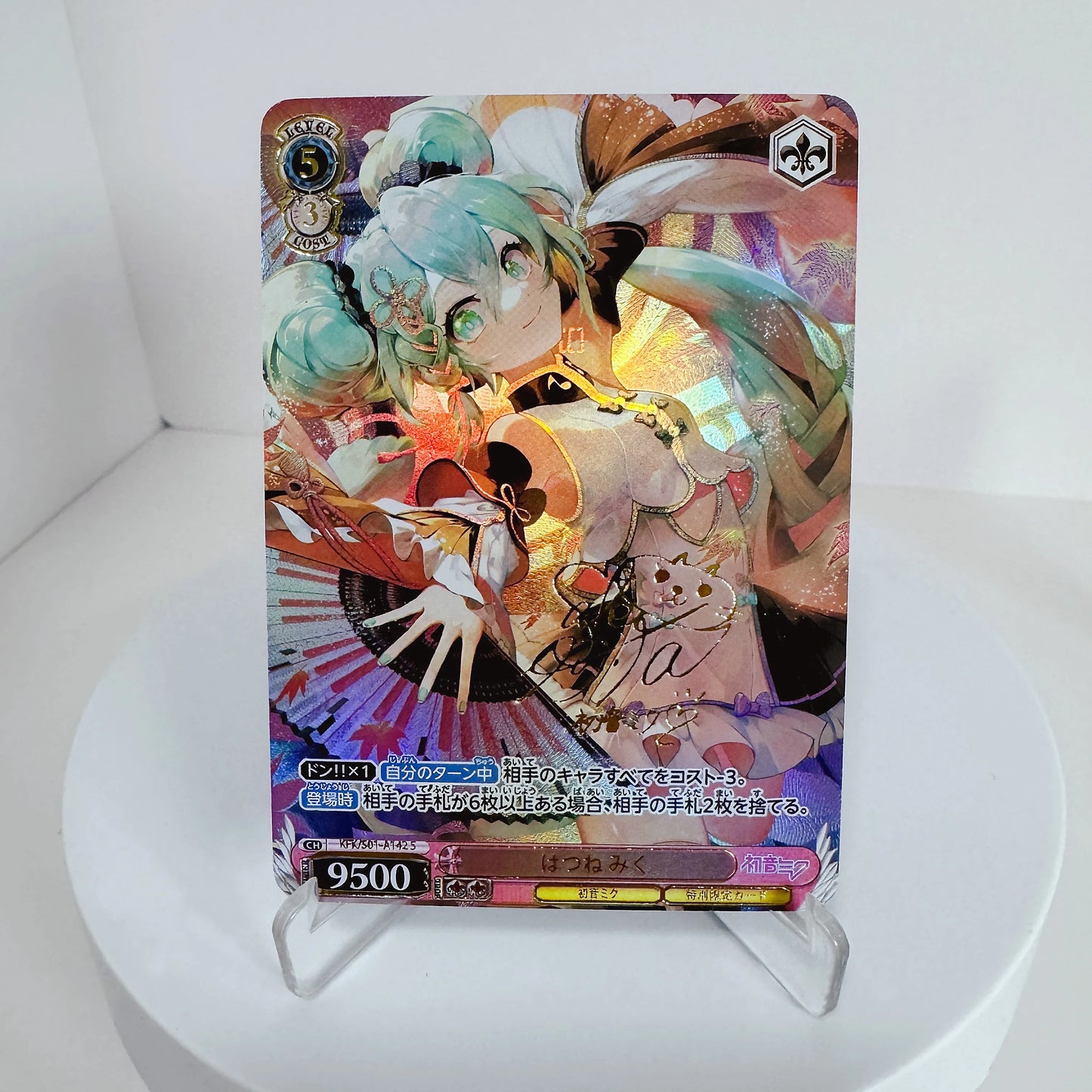 Anime Goddess Story Anime Characters Hatsune Miku Loli Beauty Special Flash Collection Refractive Card