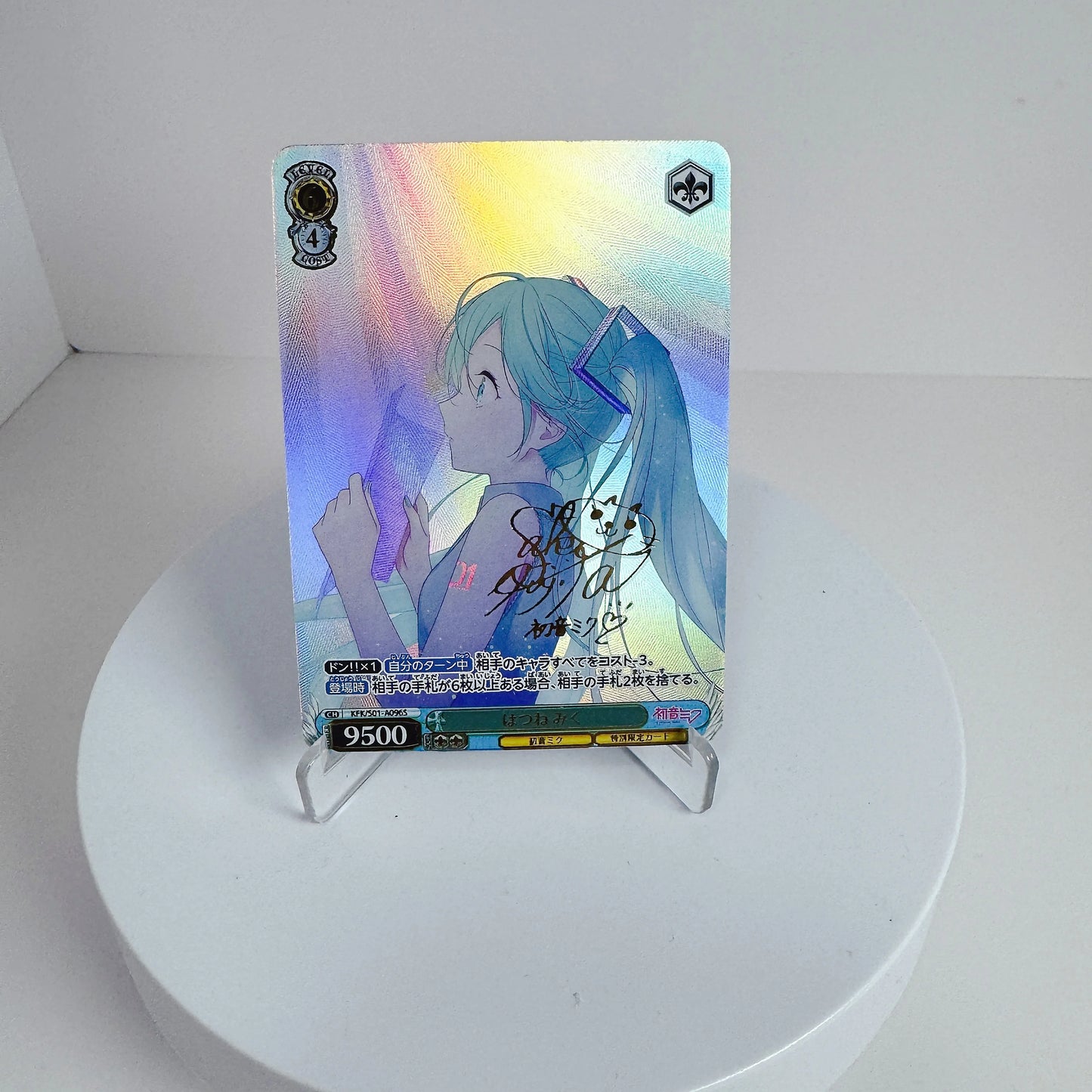 Anime Goddess Story Anime Characters Hatsune Miku Loli Beauty Special Flash Collection Refractive Card