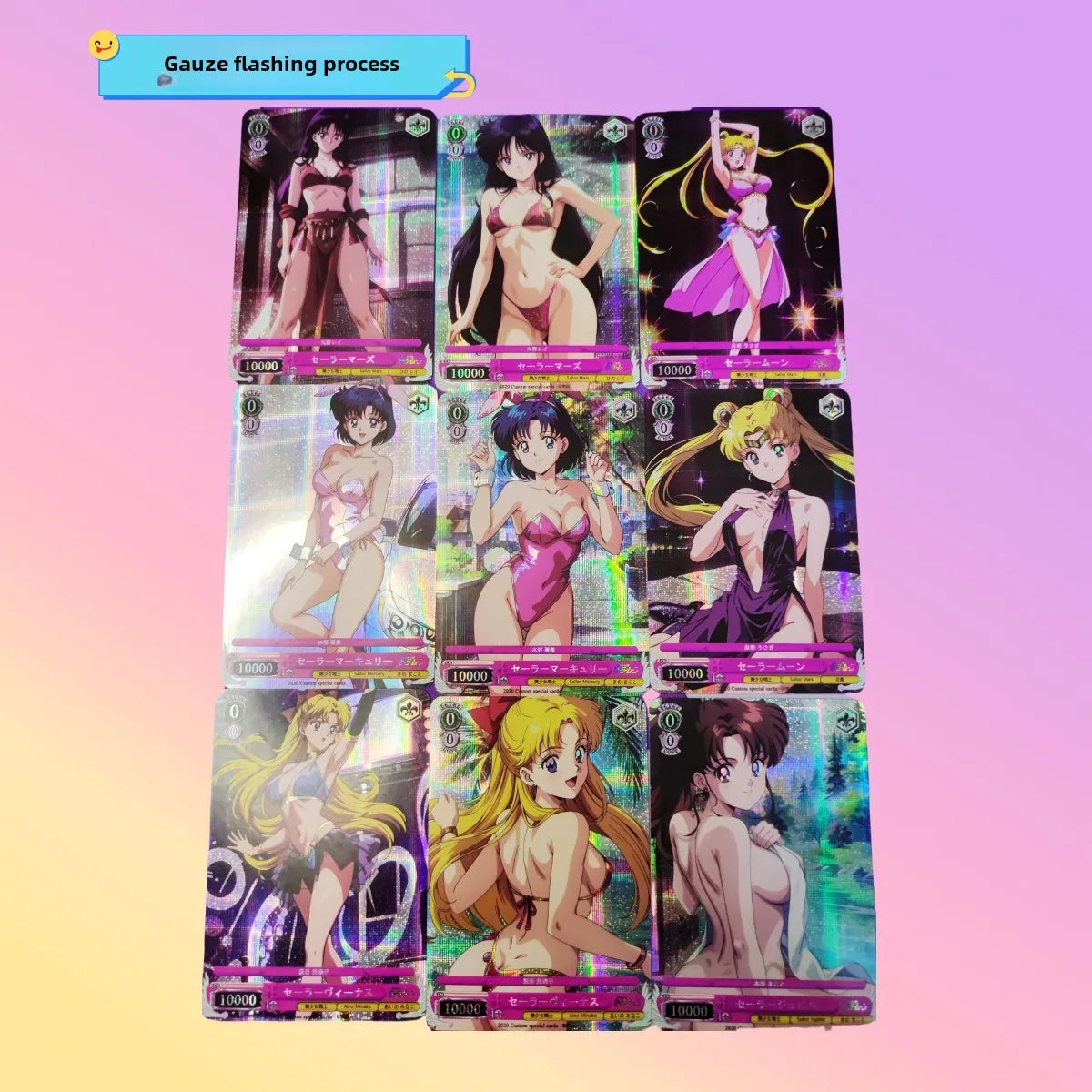 Anime Goddess Story Sailor Moon Swimwear Costume Lingerie Show Series Tsukino Usagi Mizuno Hino Aino Flash Craft