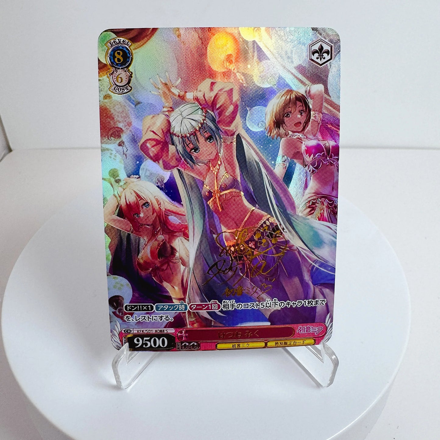 Anime Goddess Story Anime Characters Hatsune Miku Loli Beauty Special Flash Collection Refractive Card